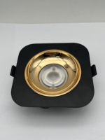 15W Kare LED Downlight 4CCT SMD RA90 İzolesiz AC110-265V Gömme Tavan Lambası 95x95mm