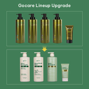 Champú Gocare Keratin Silky Shining, Champú Anti-Rotura, Fortalecedor del Cabello, Suavizante para Cabello <span class=keywords><strong>Seco</strong></span> y Débil - Product Image 4