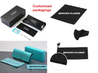 Ensemble d'emballage de lunettes de soleil de luxe, kit d'accessoires pour lunettes avec logo personnalisé, étui à lunettes de qualité supérieure, boîte, pochette, chiffon en microfibre, collection