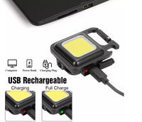 NIA-K1 EDC Carabiner lampu berkemah Mini, gantungan kunci pembuka botol aluminium Aloi LED COB