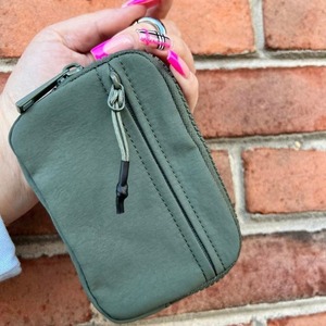 Factory Custom Mini Wrist Purses Pouch Portable Nylon Credit Card Holder Purse Mini <b>Zip</b> Around Wristlet <b>Wallet</b> - Product Image 6