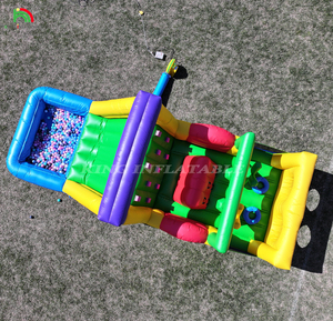 Structure gonflable commerciale en PVC pour adultes et enfants, jeu de fête, parcours d'obstacles humide/sec avec toboggan/<span class=keywords><strong>piscine</strong></span> à balles/escalade - Product Image 5