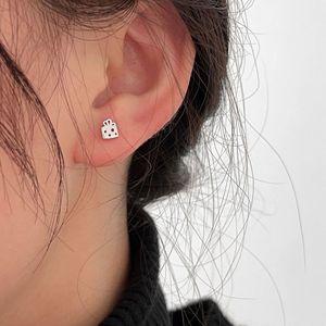 S925 Sterling <b>Silver</b> <b>Stud</b> Earrings Snowflake Geometric Design For Women Everyday Wear Platinum Gold Finish - Product Image 4