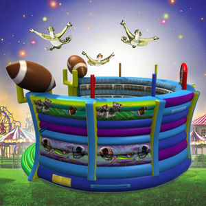 Jeu de défi Porte de football gonflable AFL Goal Soccer Toss pour carnaval en PVC et bâche avec accessoire souffleur - Product Image 4