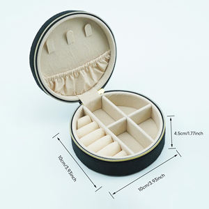 Vente en gros boîte à bijoux bague bracelet pendentif collier boîte à bijoux rouge nouveau design boîte à bijoux de luxe - Product Image 6