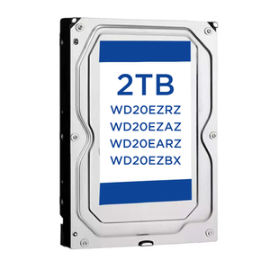 ฮาร์ดดิสก์ภายในแบบ SATA ขนาด 3.5 นิ้ว ความจุ 2TB ความเร็ว 5400RPM แคช 64MB สำหรับเดสก์ท็อป รุ่น WD20EZRZ WD20EZAZ WD20EARZ WD20EZBX - Product Image 1