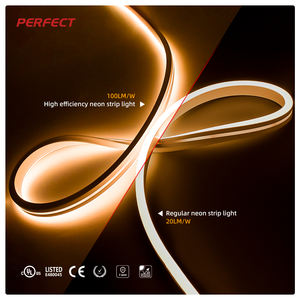 PERFECT 2NC0612F Modern Side Bend Flexible LED <b>Neon</b> Strip 30mm Diameter 41.7mm Cut Length 8W/M CRI>90 2700K-6500K High Lumen - Product Image 3