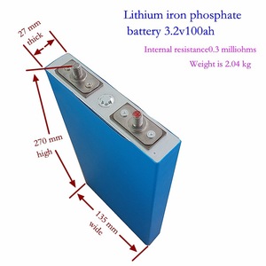 Prismatic 100Ah 50Ah 3.2V แบบชาร์จไฟได้120Ah เซลล์แบตเตอรี่ Lifepo4 280Ah 200Ah - Product Image 3