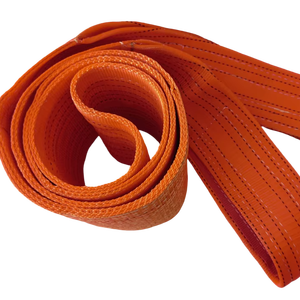 <span class=keywords><strong>10</strong></span>トン6メートルの平らなウェビングスリング強化された目で強化された安全性 - Product Image 1