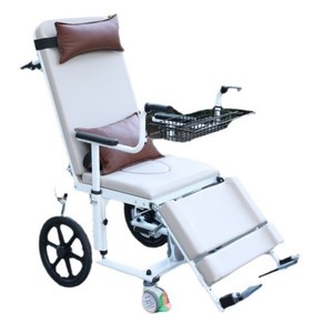 Fauteuil roulant de transfert de patient, hauteur réglable, léger, pliable, en acier au carbone, pour personnes handicapées, mobilité, réadaptation médicale, thérapie - Product Image 5