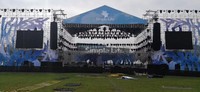 Sistema de Sonido Profesional Completo para Escenarios, Iluminación de Audio y Video, Estructura de Iluminación, Pantalla LED, Sistema de Sonido Line Array