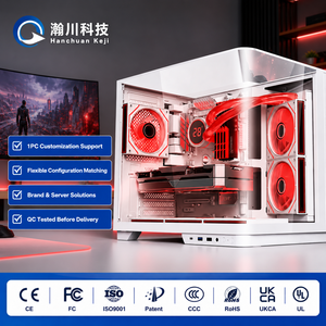 PC de Juego RGB con Logo Personalizado, MOQ Bajo, Intel Core I59500, GTX 1050 <span class=keywords><strong>Ti</strong></span>, 16GB RAM, 1TB SSD, Torre, Fabricante OEM - Product Image 1