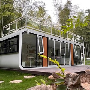 Maison préfabriquée modulaire, maison-conteneur mobile d'extérieur très vendue pour hébergement extérieur, <span class=keywords><strong>bureau</strong></span> et salle de réunion, Apple Cabin - Product Image 4