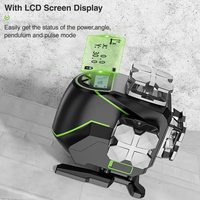 Huepar niveaux Laser S04CG faisceau vert 4D ligne croisée Projection séparée télécommande
