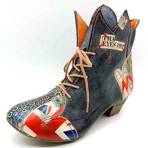 Bottes montantes en cuir noir pour femmes, cuissardes à plateforme, légères, Sexy, bon marché, design plateforme, collection hiver - Product Image 5