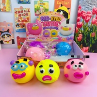 Mainan Squishy Anjing Pengubah Ekspresi Wajah, Bahan TPR Karet Lunak, Slow Rebound, Mainan Remas Pereda Stres, Hadiah untuk Segala Usia