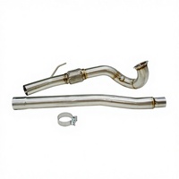MERTOP 3.0'' V*W Golf R MK7 2.0TSI Audi A3 Quattro S3 8V 304 Acier inoxydable 1,5 mm Surface brossée Downpipe 2014+