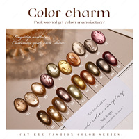 JTING Fournisseur de premier plan Vernis gel magnétique effet œil de chat Caramel 10 couleurs Automne Hiver Sans TPO Sans HEMA OEM ODM