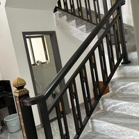 Système de garde-corps en panneaux d'aluminium pour balcon et escalier extérieur, vente en gros d'usine