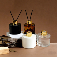 Bouteille en verre personnalisée 50ml 100ml 150ml 200ml, diffuseur de parfum d'ambiance pour la maison, huile parfumée, cylindre, ensembles de luxe, diffuseur à roseaux