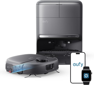 BIBO Eufy C28, Robot Aspirador Inteligente con Autolimpieza, 15,000 Pa de Succión, LDS, Inalámbrico, para Limpieza en Seco y Húmedo - Product Image 1