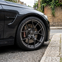 Jantes forgées personnalisées en métal gris, à rayons fendus, de 17 à 24 pouces, 5x112, 5x114.3, 5x120, pour Volkswagen Golf R, Audi S3, BMW M2, Subaru WRX