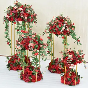 2023 DKB Wholesale Artificial show a flower ball Wedding Centerpieces Rose Flower Wedding Table Flower Ball