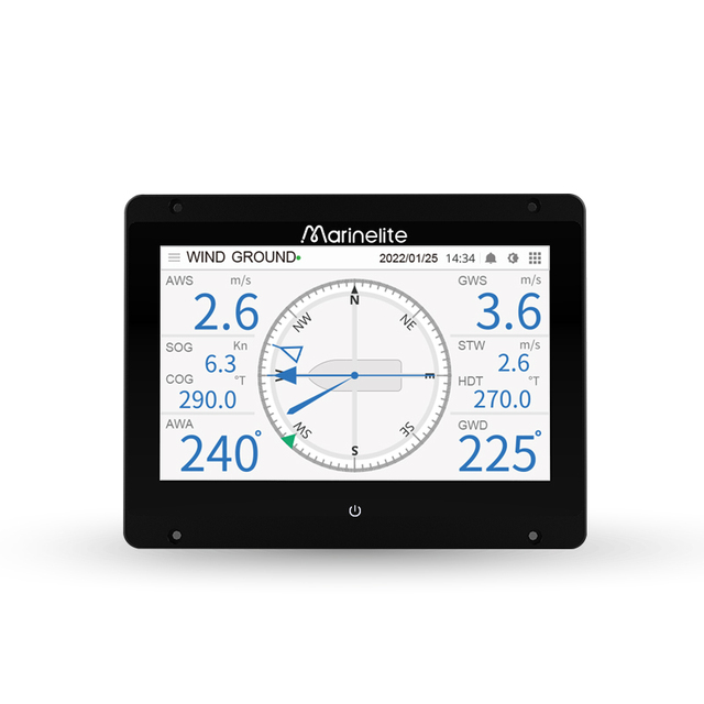 Marine Wind Display Instrument Touch Display Boat Wind Screen