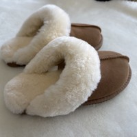 Factory Supplier <strong>Best</strong> Quality Real Sheepskin Fur Low Price Wholesale Gold Supplier Anti-slip Outdoor Indoor Winter <strong>Slippers</strong>