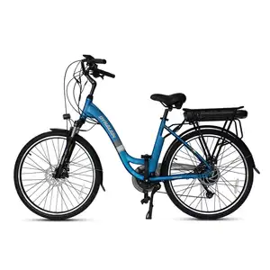 26 인치 친환경 녹색 전원 전기 자전거 전자 도시 자전거 ebike