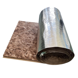 Aucun formaldéhyde <span class=keywords><strong>de</strong></span> dégagement <span class=keywords><strong>de</strong></span> gaz dans l'isolation intérieure <span class=keywords><strong>de</strong></span> mur et <span class=keywords><strong>de</strong></span> toit <span class=keywords><strong>de</strong></span> bâtiment en métal R1.8 Foil Face Eco Wool - Product Image 3
