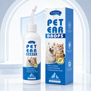HODAF Soluzione Liquida Antibatterica per la Cura delle Orecchie degli Animali Domestici, Delicata e Non Irritante, Riduce l'<span class=keywords><strong>Infiammazione</strong></span> e Impedisce di Grattarsi le Orecchie - Product Image 4