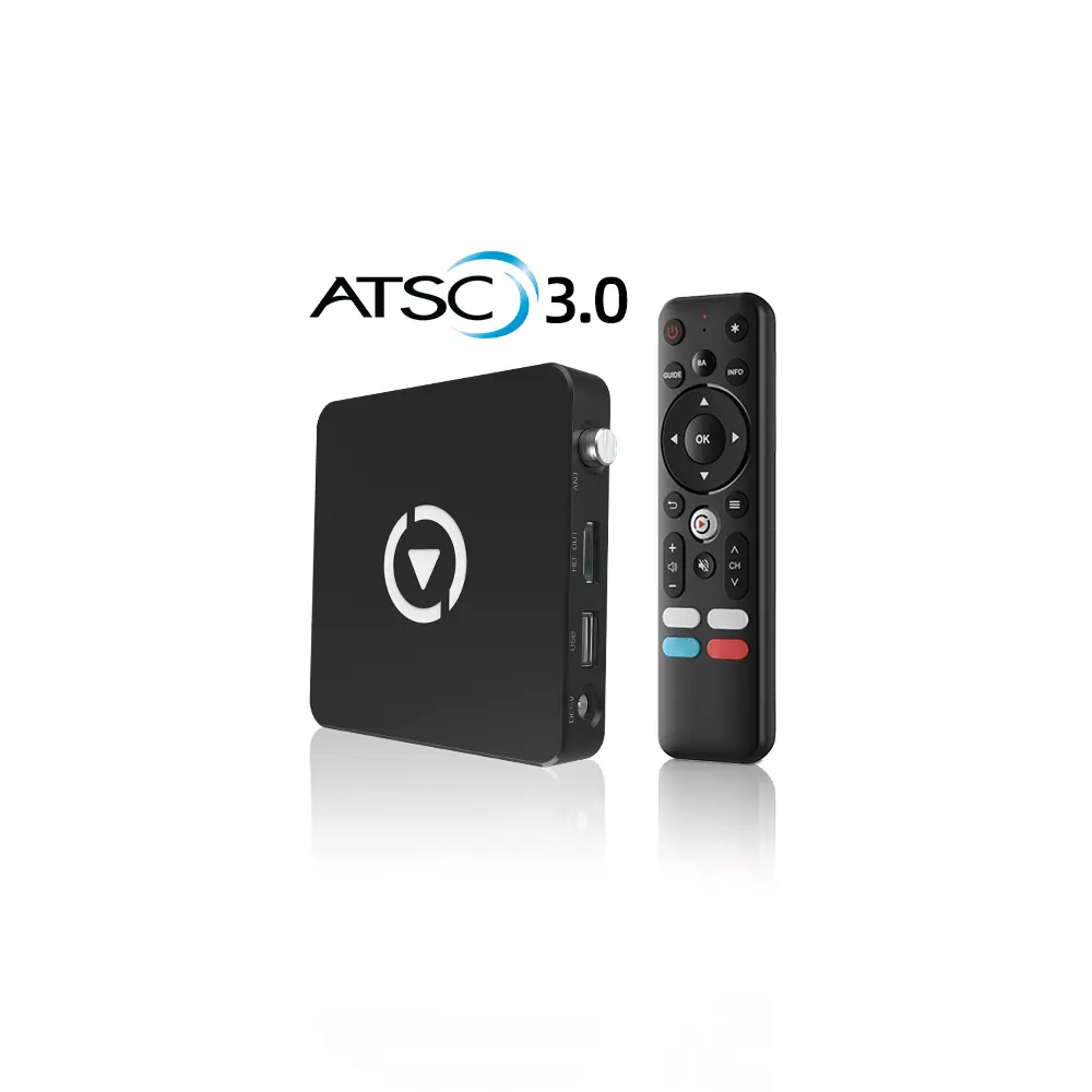 stream media A02 STB OEM H264 265 Full HD 4K Free To Air Mexico Support Atsc 3.0 TV Receiver