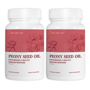 Aceite de Semilla de Peonía con Cápsulas Blandas de Fibra Soluble |   <span class=keywords><strong>Soporte</strong></span> para la Salud Intestinal y Celular |   GMP - Product Image 1