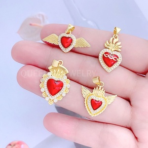 Perhiasan keagamaan perawan Mary jimat liontin Guadalupe Yesus Kristen kudus perhiasan liontin Aksesori grosir - Product Image 5