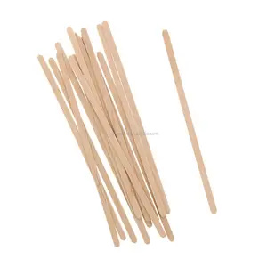 Longping Shop Disposable Coffee Stir Sticks Wood Stir Sticks for Coffee & Cocktails Wooden Beverage Mixer for Coffee Bar