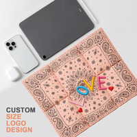 Housse de protection pour ordinateur portable personnalisée avec logo, motif Paisley, en tissu matelassé et rembourré
