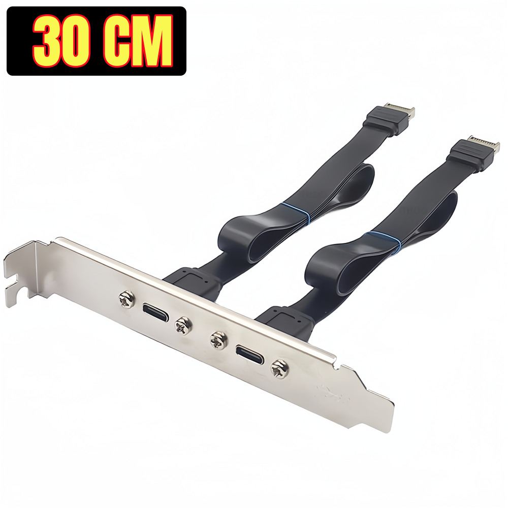 Dual port 30cm----Black