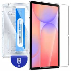 ฟิล์มกระจกนิรภัยแบบ 2.5D HD พร้อมชุดอุปกรณ์ติดตั้งอัตโนมัติสำหรับ Samsung Galaxy <span class=keywords><strong>Tab</strong></span> S11 S10 S9 FE Plus S8 A11 A8 A9 - Product Image 1