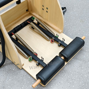 Chaise Wunda en érable stable avec poignées et ressorts pour Pilates, Reformer Pilates Combo Chair - Product Image 5