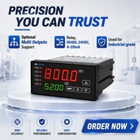 Indicador de Proceso Digital MPD510 CE de Alta Precisión (0.2%FS) con Entrada Universal, Pantalla LED de 7 Segmentos y Opciones de 4-20mA, RS485 y Relé