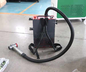 Machine de nettoyage au laser à fibre pulsée portable 100W pour le bois, l'acier inoxydable, l'aluminium - Nouvelle technologie de suppression de la rouille et de l'oxyde de peinture sur plusieurs surfaces - Product Image 5
