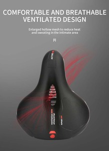 <span class=keywords><strong>Sillín</strong></span> de Bicicleta de Montaña con Amortiguación Profunda, Suave, Cómodo, Ancho y de Alta Elasticidad - Product Image 4