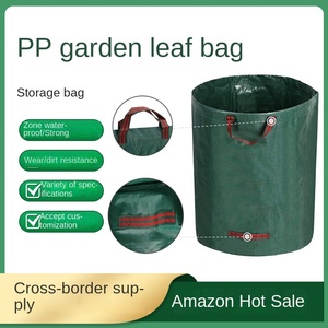 Sacca da giardino in plastica di grande capacità per <span class=keywords><strong>foglie</strong></span> decidue e raccolta immondizia foglia morta borsa di stoccaggio - Product Image 4