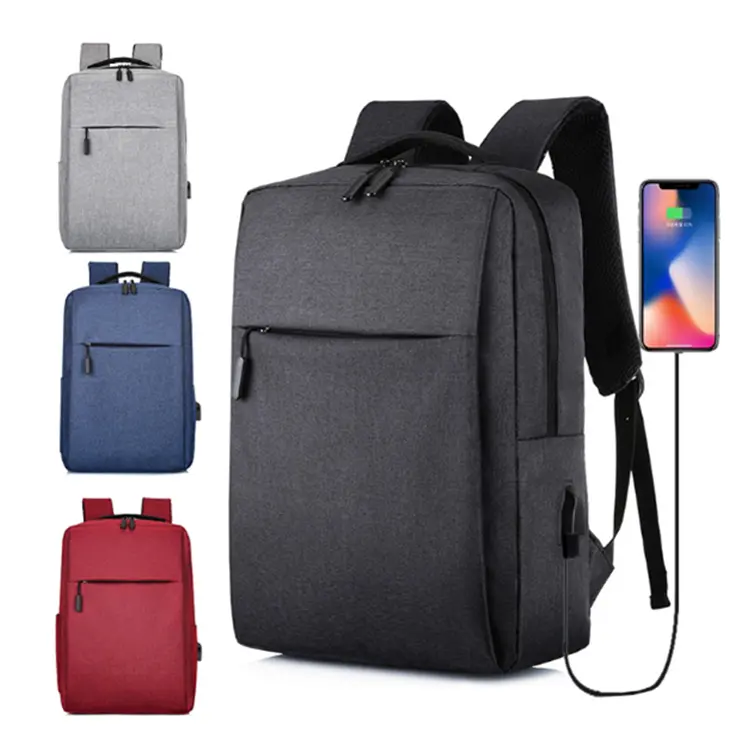 Factory Wholesale Business Men' Backpacks Waterproof Laptop Bags Supplier School Travel Laptop Backpack with Usb Backpack Bag