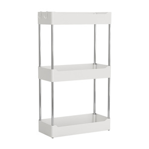 Étagère de rangement pour salle de bain, 3 niveaux, autoportante, organisateur d'angle pour évier, comptoir, résistante à l'humidité, multi-usages - Product Image 5