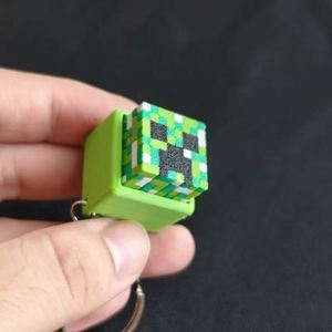 Porte-clés personnalisé avec logo en plastique imprimé en 3D, bouton à pression pour décompresser, accessoires de jeu, décoration, petit cadeau - Product Image 3