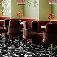 Solution de projet commercial complet Ensemble de mobilier de salle à manger et de chaises tout-en-un pour hôtel et restaurant