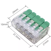 Bornier rapide standard américain OJ-14.1kg fente en matériau de cuivre presse filetée sans vis enfichable 2 2 bornes borne à sertir