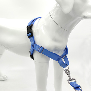 Arnés Ajustable para Perro de Nailon Azul con Cierre de Hebilla, Estilo Simple para Perros Medianos - Product Image 2